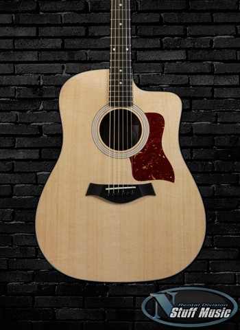 Taylor 110 CE Solid Top Acoustic Guitar - Rental